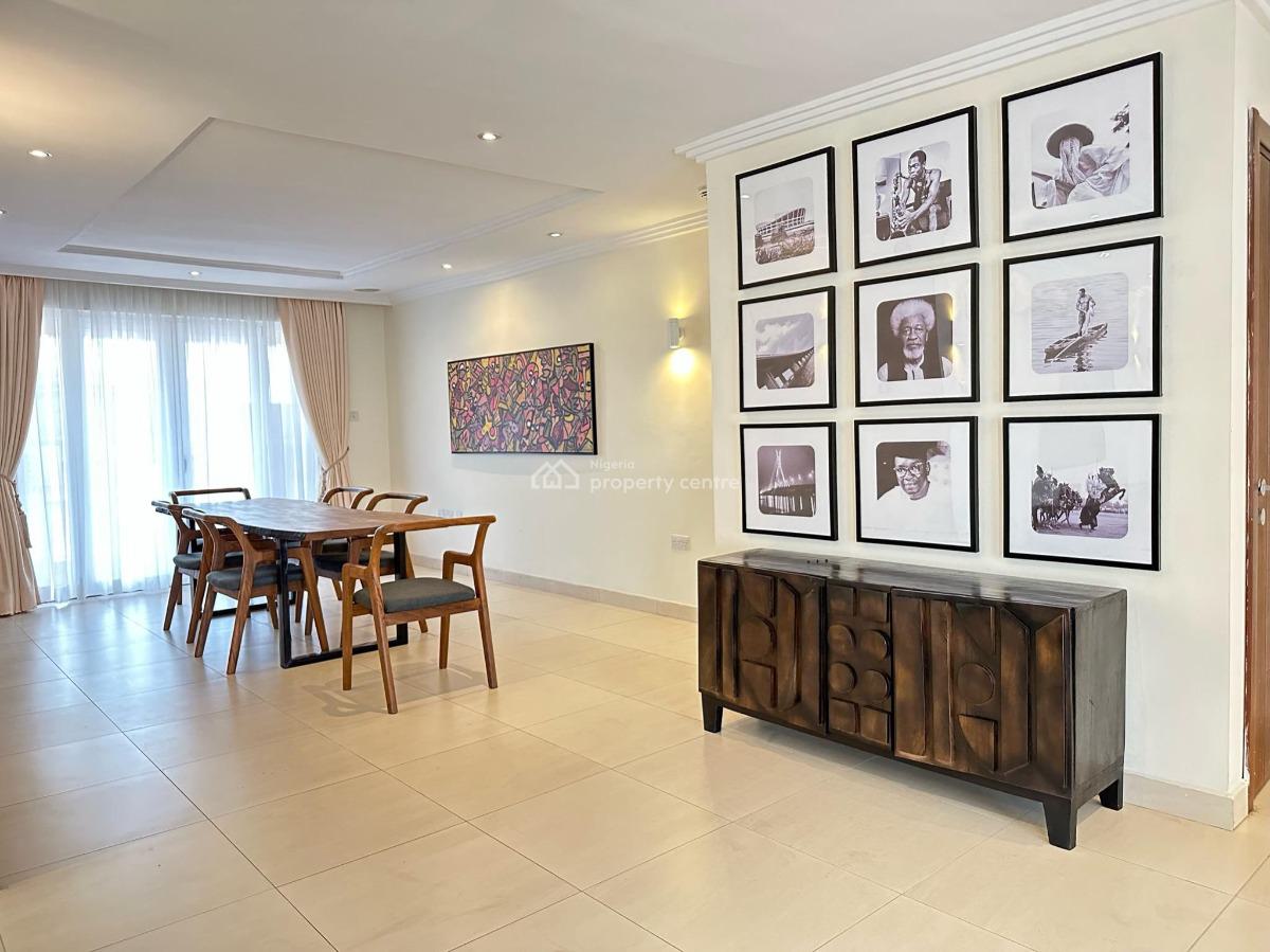 Fully Furnished 3 Bedroom Spacious Flat with Staff Quarters., Ikoyi, Lagos, Flat / Apartment for Rent