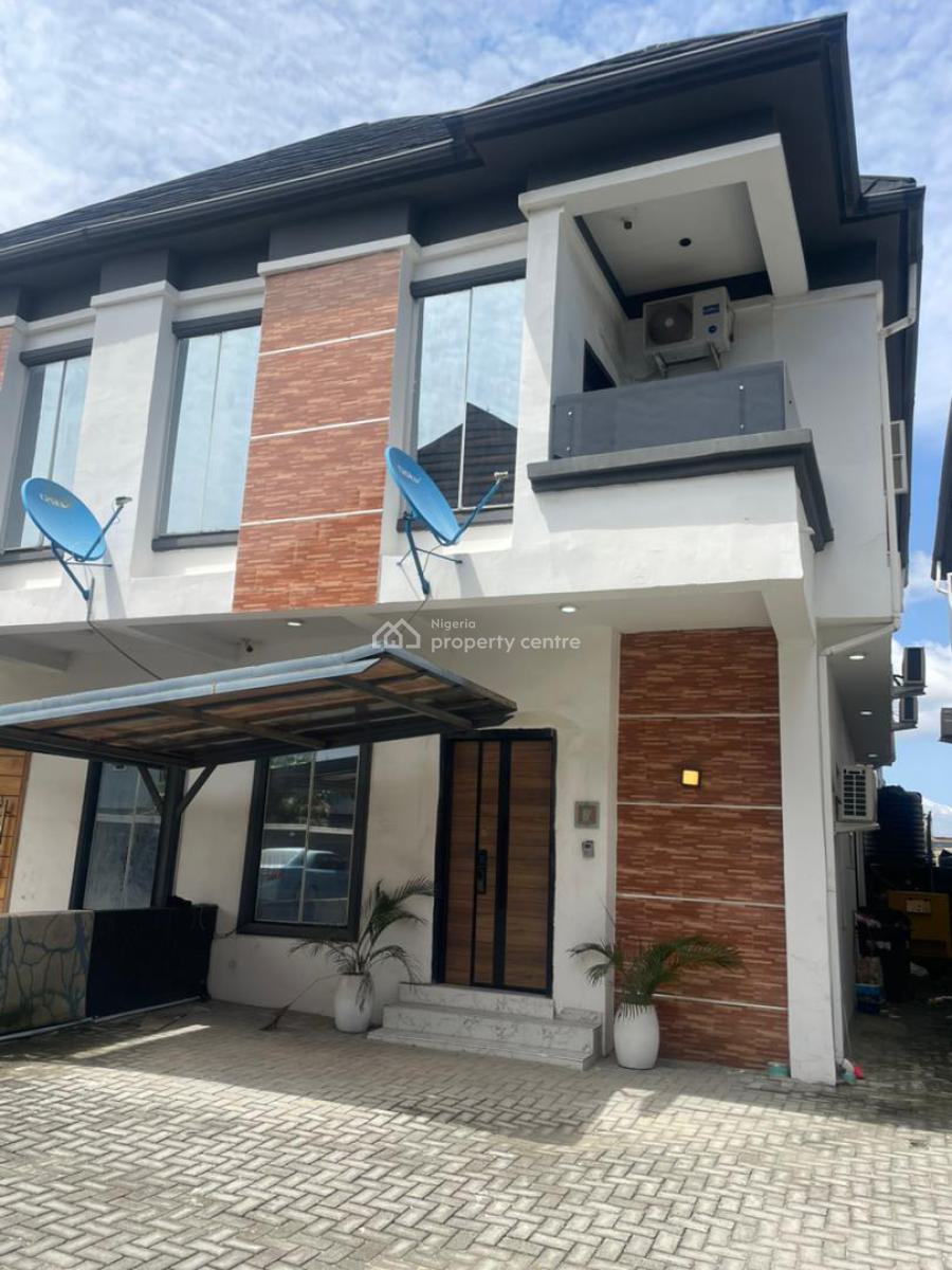Spacious Furnished 4 Bedroom Semi Detached Duplex, Orchid Road Eleganza Bustop, Lekki, Lagos, Semi-detached Duplex for Rent