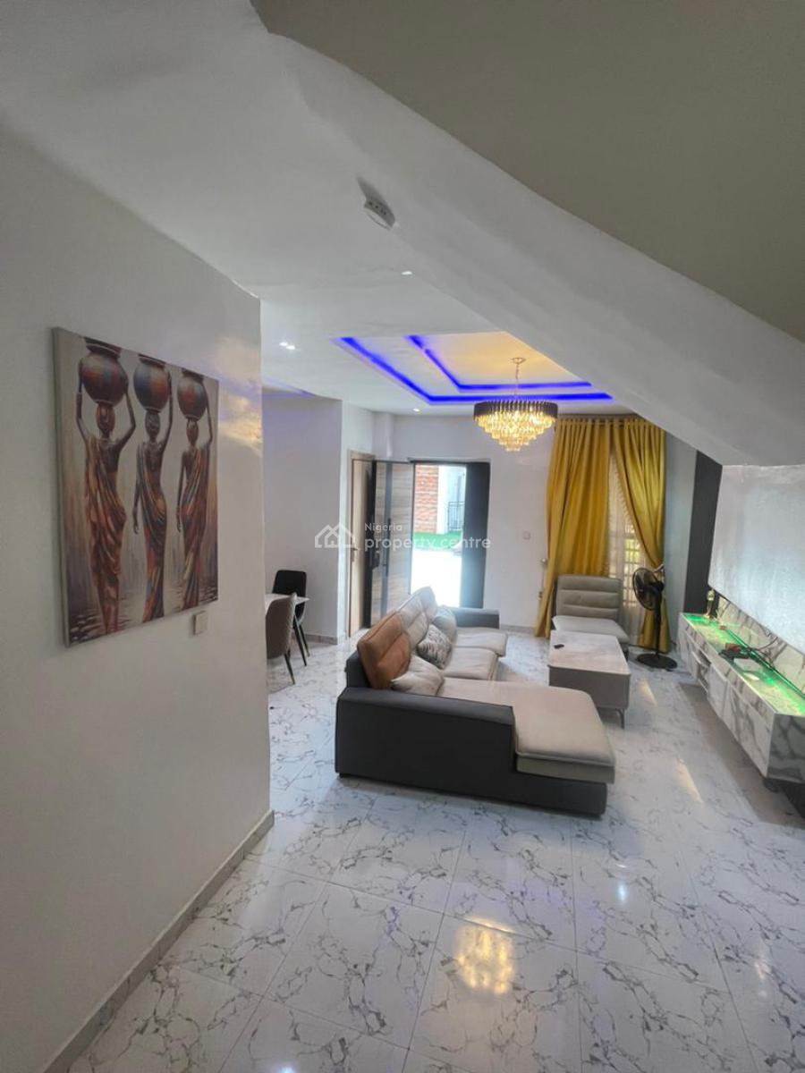 Spacious Furnished 4 Bedroom Semi Detached Duplex, Orchid Road Eleganza Bustop, Lekki, Lagos, Semi-detached Duplex for Rent
