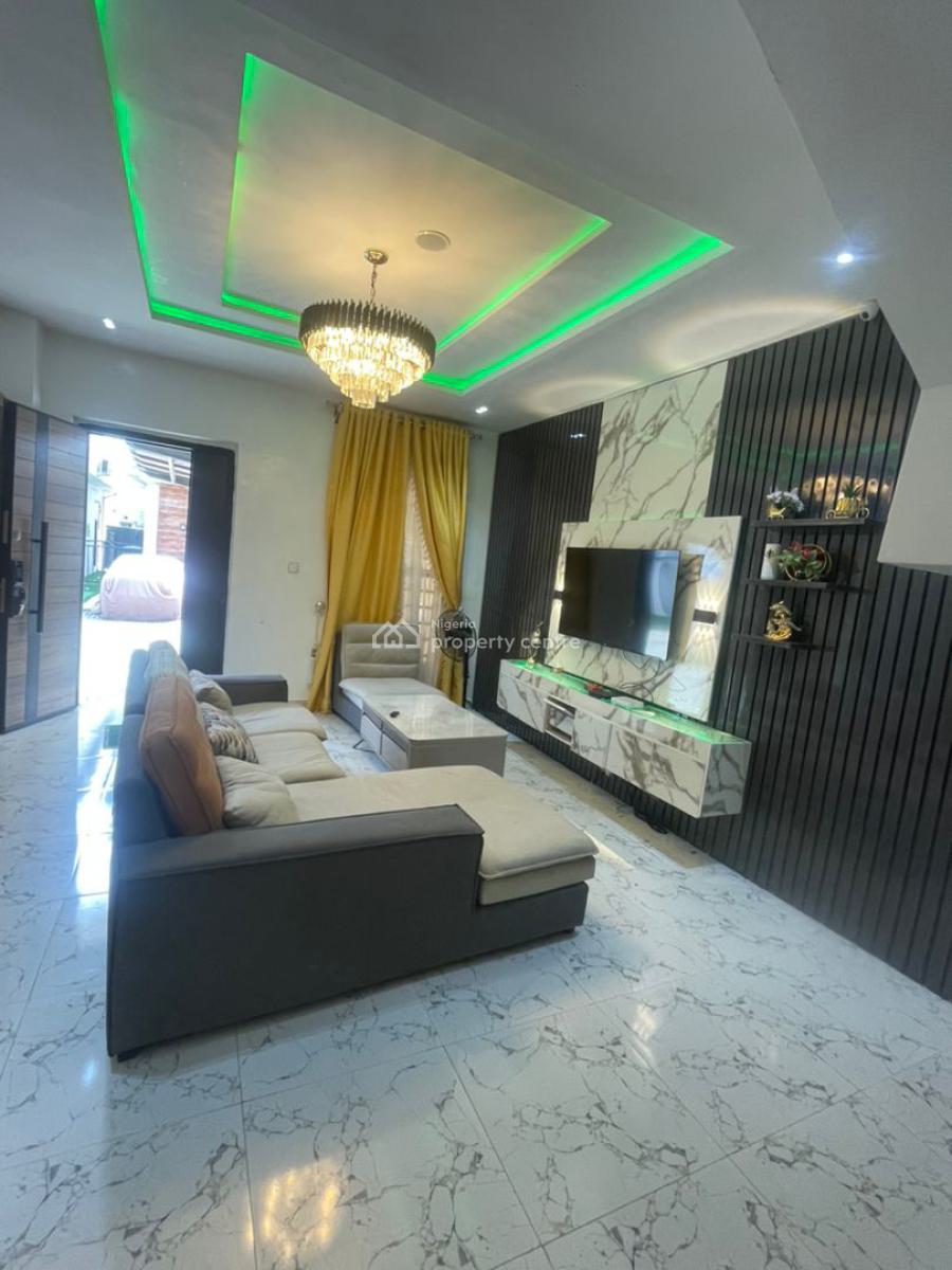 Spacious Furnished 4 Bedroom Semi Detached Duplex, Orchid Road Eleganza Bustop, Lekki, Lagos, Semi-detached Duplex for Rent