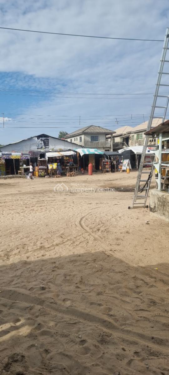 Land Measured at 300sqm Suitable for Lounge and Churches Block Industry, Okunajah Road Eti-osa, Lekki, Lagos, Commercial Land for Rent