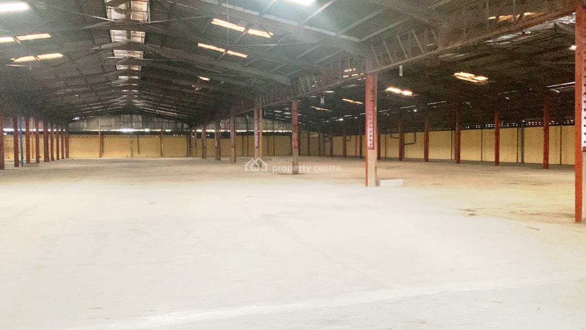 Massive Self-compound Warehouse Space, Surulere Industrial Estate, Ogba, Ikeja, Lagos, Warehouse for Rent