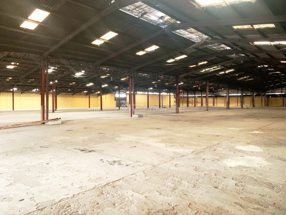 Massive Self-compound Warehouse Space, Surulere Industrial Estate, Ogba, Ikeja, Lagos, Warehouse for Rent