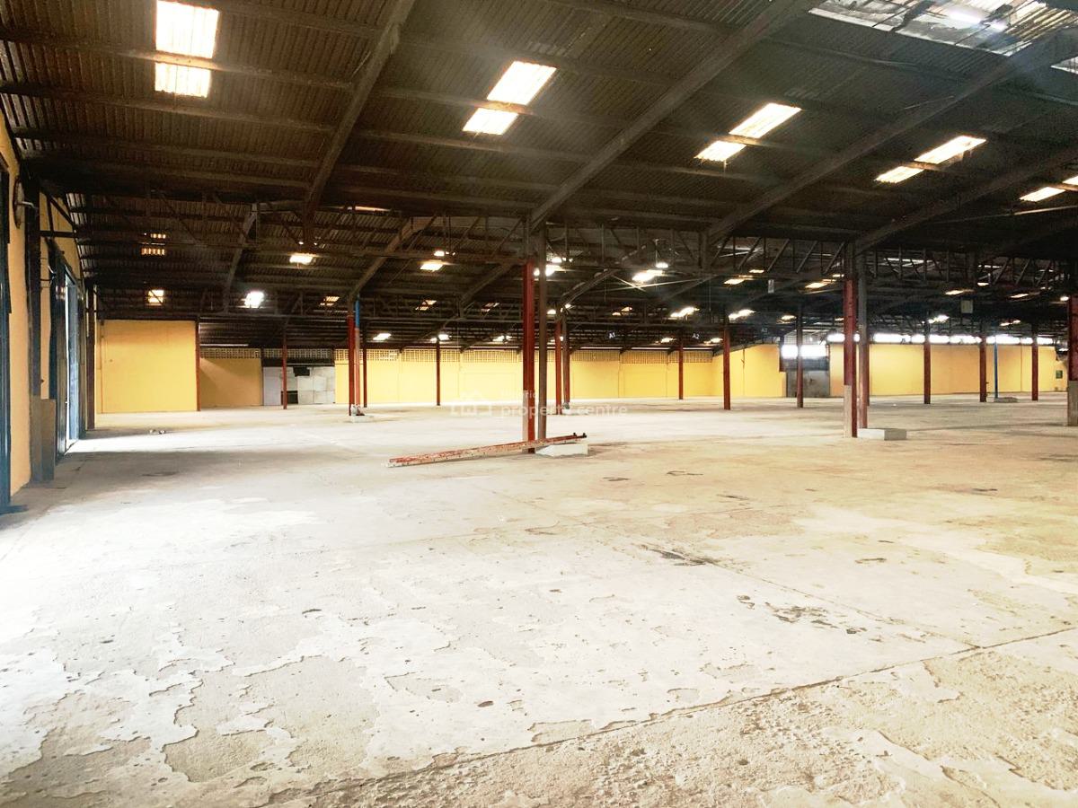 Massive Self-compound Warehouse Space, Surulere Industrial Estate, Ogba, Ikeja, Lagos, Warehouse for Rent