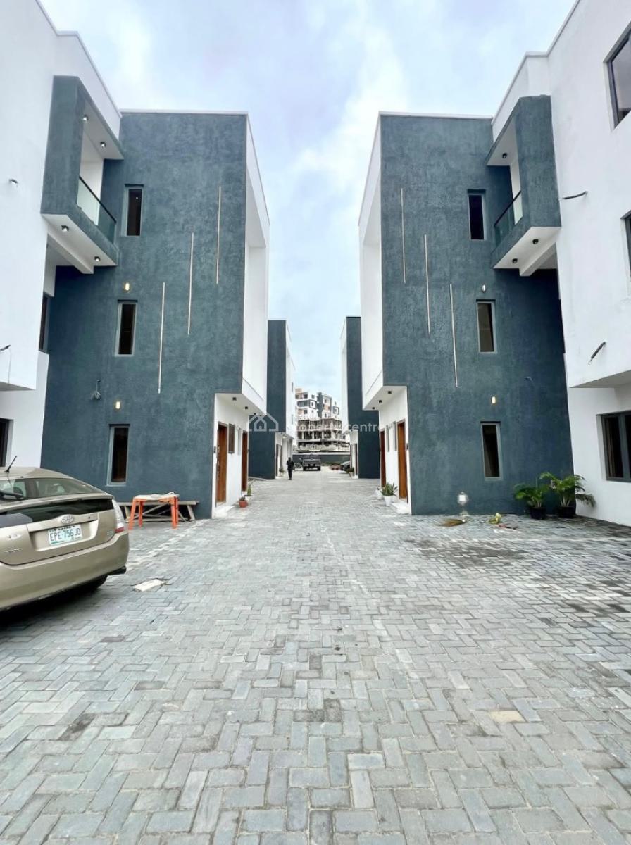 Newly Built Fully Service 4 Bedroom Terrace Duplex with Bq, Lekki Phase 1, Lekki, Lagos, Terraced Duplex for Rent