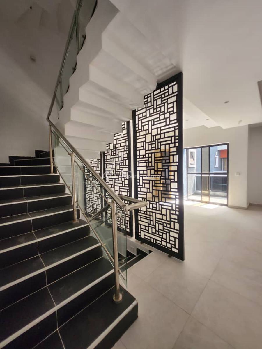 Exclusive 5 Bed +inverter, Bq Penthouse Sitout, Within Meadow Hall School Ask Bencom Homes, Ikate, Lekki, Lagos, Terraced Duplex for Rent
