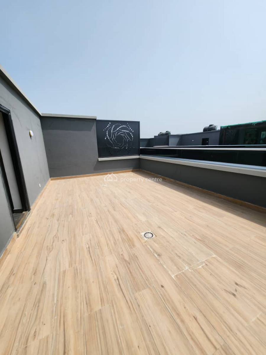 Exclusive 5 Bed +inverter, Bq Penthouse Sitout, Within Meadow Hall School Ask Bencom Homes, Ikate, Lekki, Lagos, Terraced Duplex for Rent