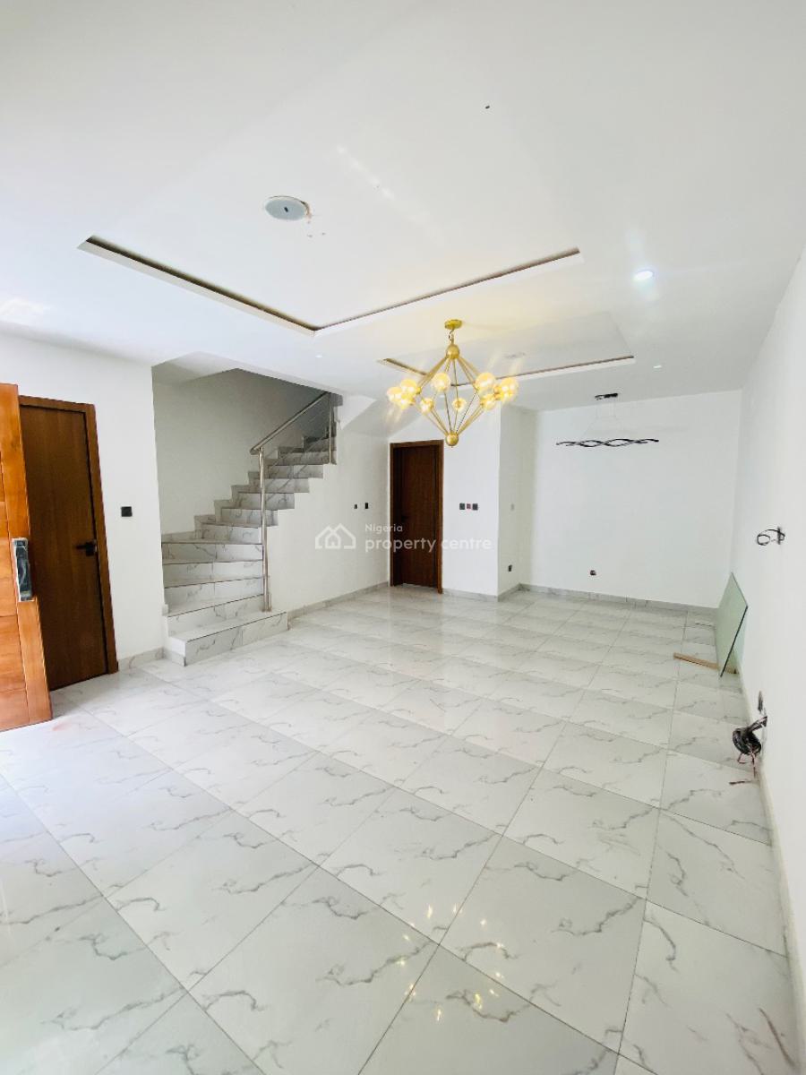 Serviced 4-bedroom Terrace Duplex with Bq, Chevron Drive, Lekki, Lagos, Terraced Duplex for Sale