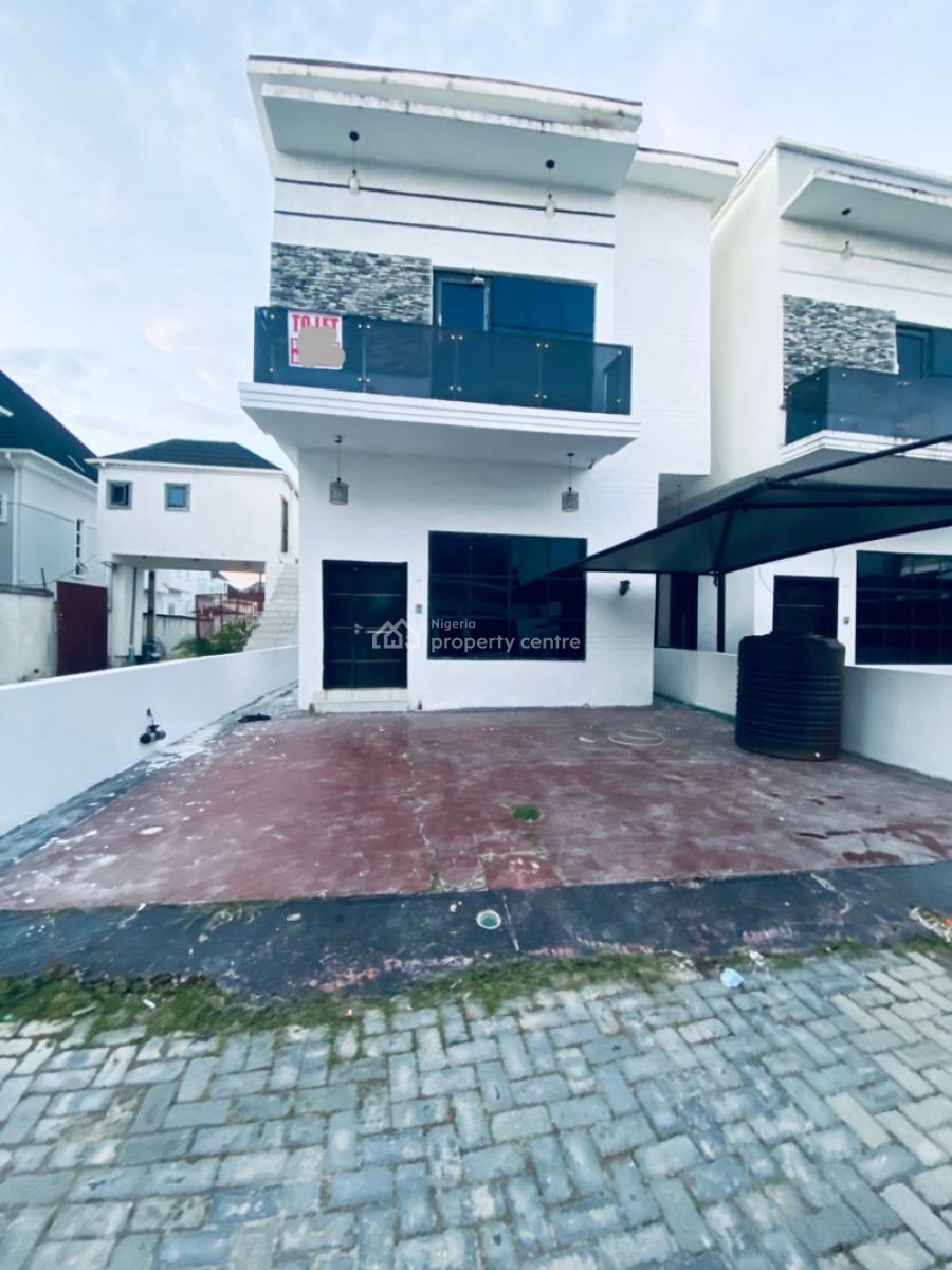 Newly Renovated 4 Bedrooms Semi Detached Duplex with Bq, Ikota Lekki, Ikota, Lekki, Lagos, Semi-detached Duplex for Rent