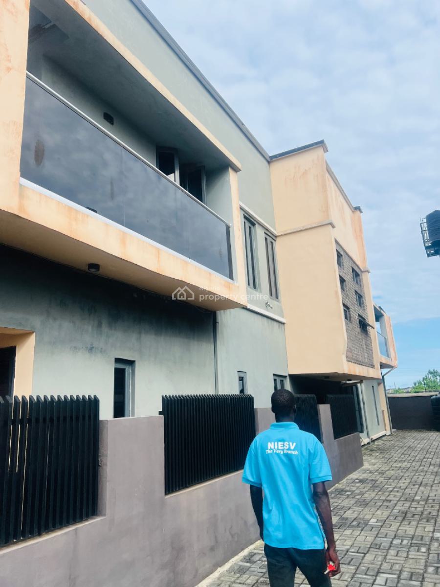 3 Bedroom Semi Detached Duplex with a Bq in an Estate with 24hrs Light, Beachwood Estate, Bogije, Ibeju Lekki, Lagos, Semi-detached Duplex for Rent