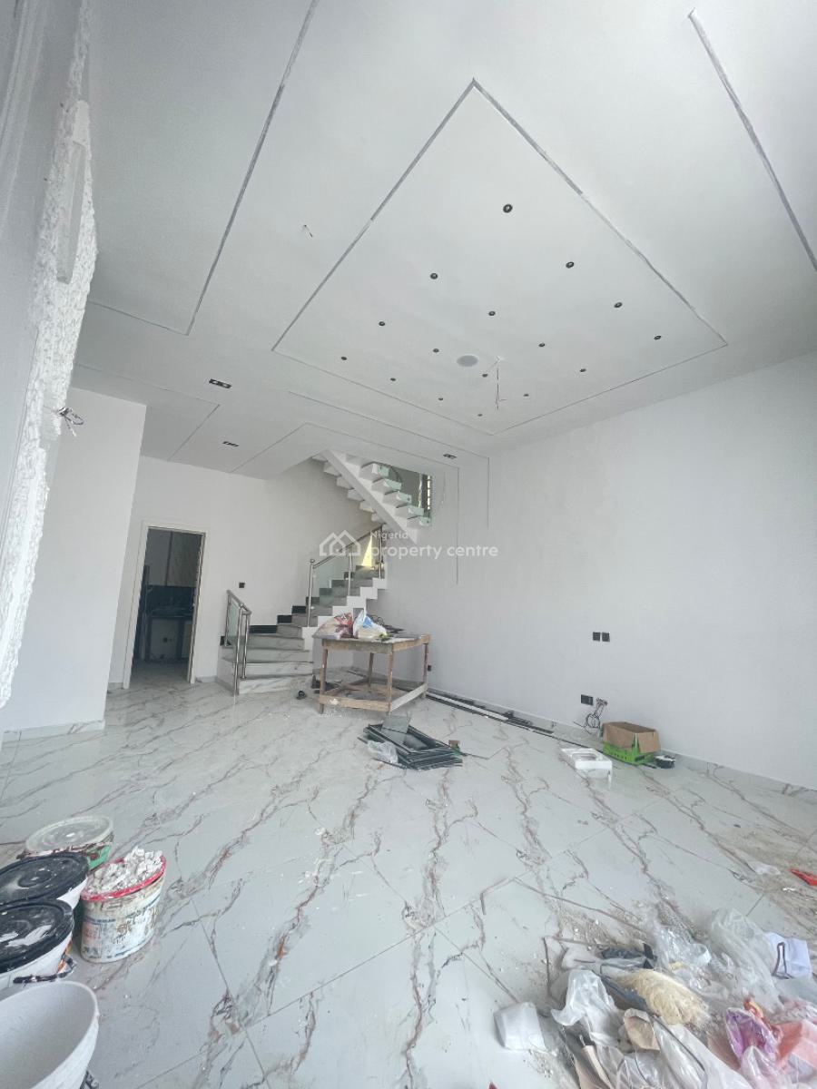 Luxury Brand New 4 Bedroom Fully Duplex with Bq, Located Inside Estate,secured Estate ,constant Light,clean Estate, Sangotedo, Ajah, Lagos, Detached Duplex for Sale