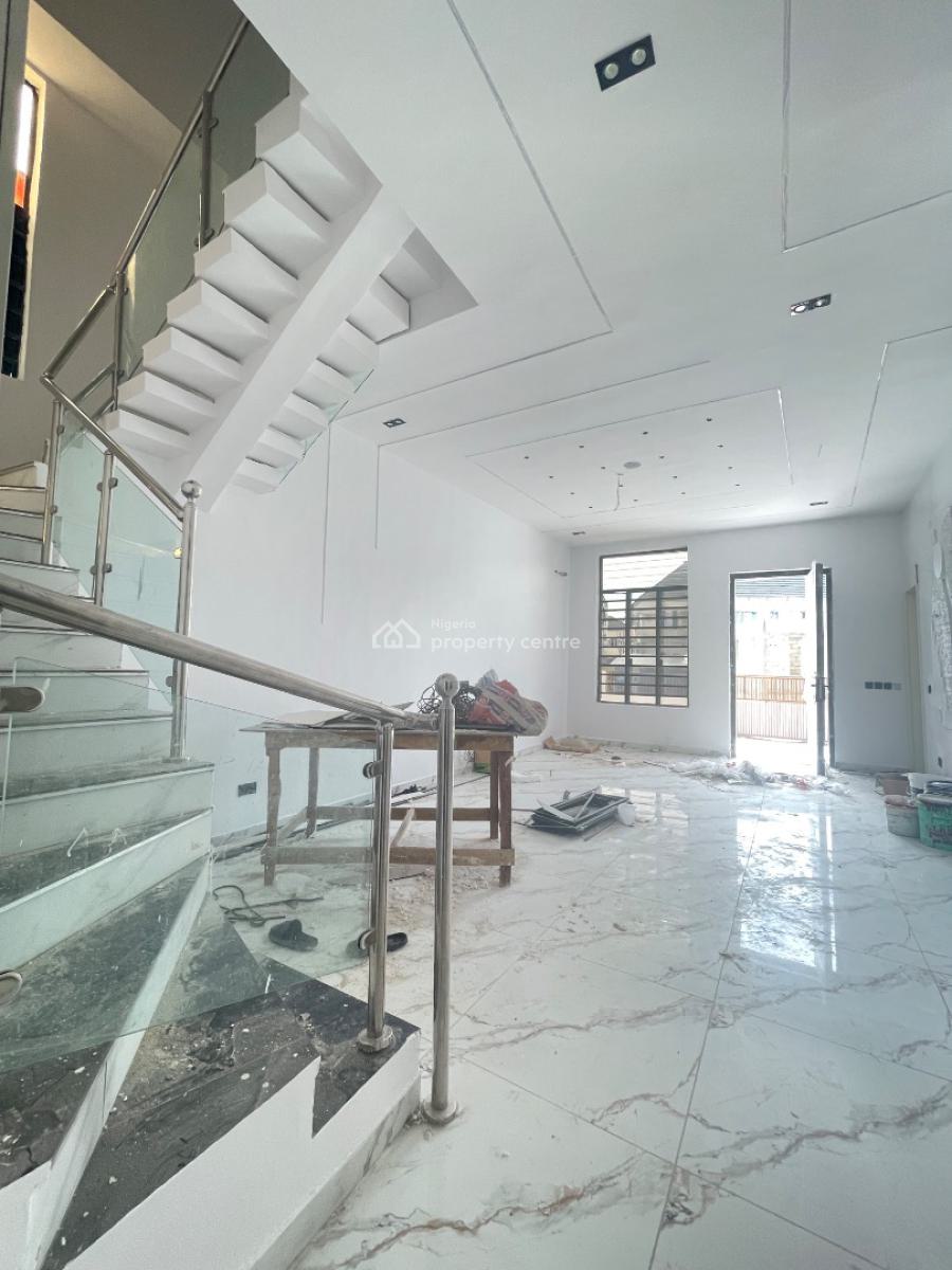 Luxury Brand New 4 Bedroom Fully Duplex with Bq, Located Inside Estate,secured Estate ,constant Light,clean Estate, Sangotedo, Ajah, Lagos, Detached Duplex for Sale