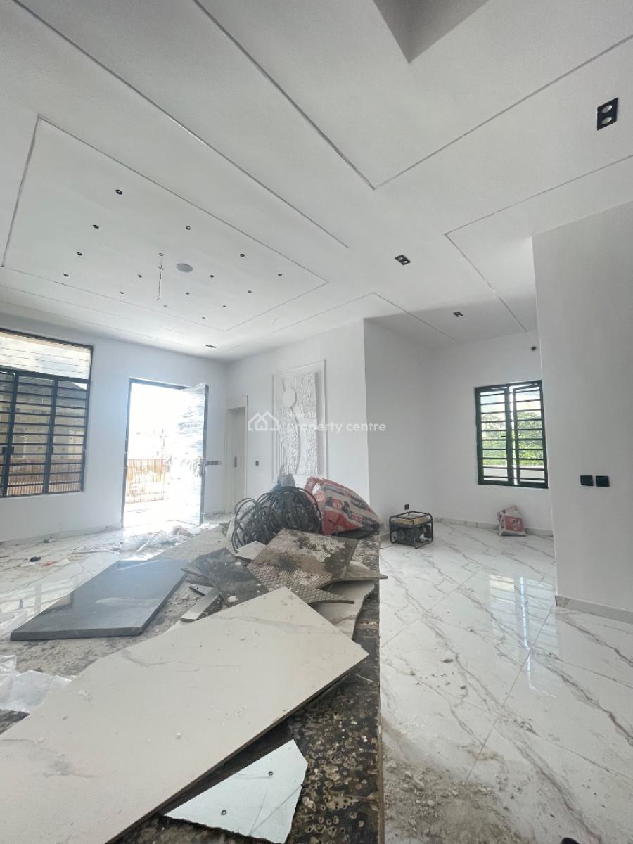 Luxury Brand New 4 Bedroom Fully Duplex with Bq, Located Inside Estate,secured Estate ,constant Light,clean Estate, Sangotedo, Ajah, Lagos, Detached Duplex for Sale
