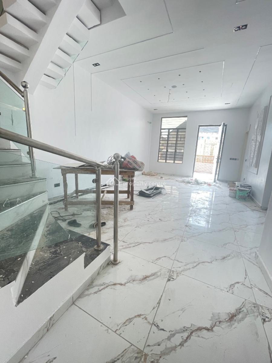 Luxury Brand New 4 Bedroom Fully Duplex with Bq, Located Inside Estate,secured Estate ,constant Light,clean Estate, Sangotedo, Ajah, Lagos, Detached Duplex for Sale