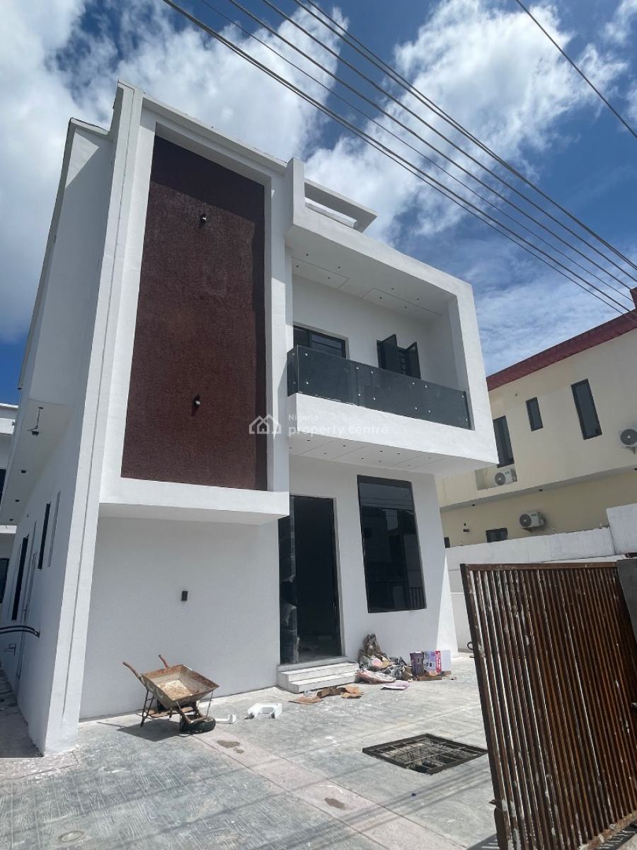 Luxury Brand New 4 Bedroom Fully Duplex with Bq, Located Inside Estate,secured Estate ,constant Light,clean Estate, Sangotedo, Ajah, Lagos, Detached Duplex for Sale