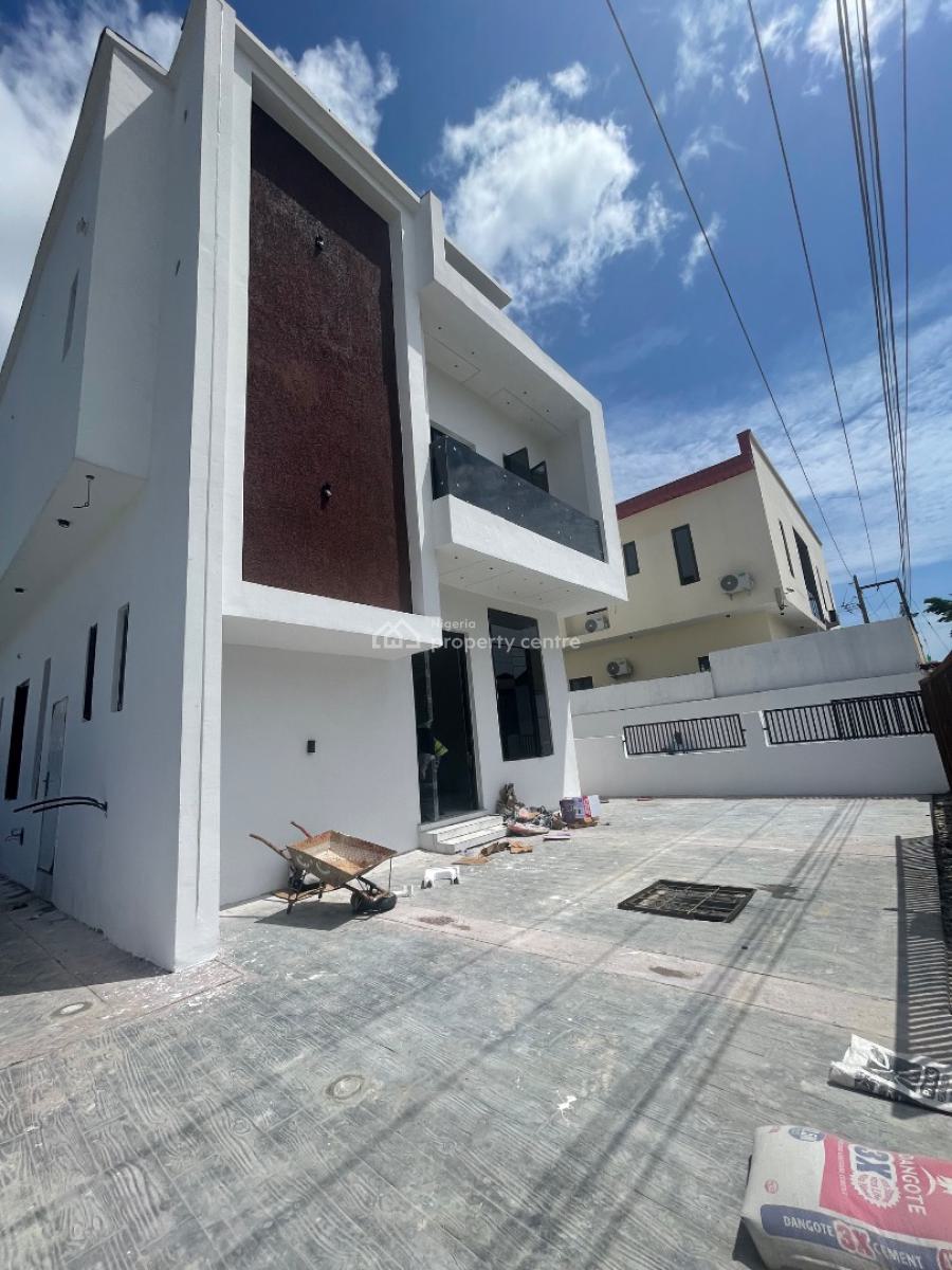 Luxury Brand New 4 Bedroom Fully Duplex with Bq, Located Inside Estate,secured Estate ,constant Light,clean Estate, Sangotedo, Ajah, Lagos, Detached Duplex for Sale