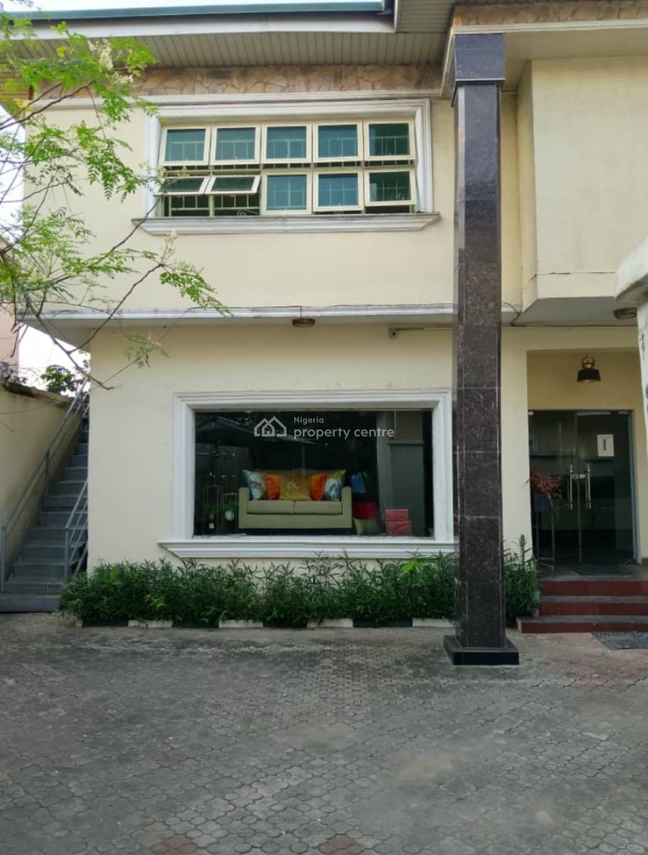 Open Plan Office Space (90sqm) Upstairs, Off Fola Osibo Area, Lekki Phase 1, Lekki, Lagos, Office Space for Rent