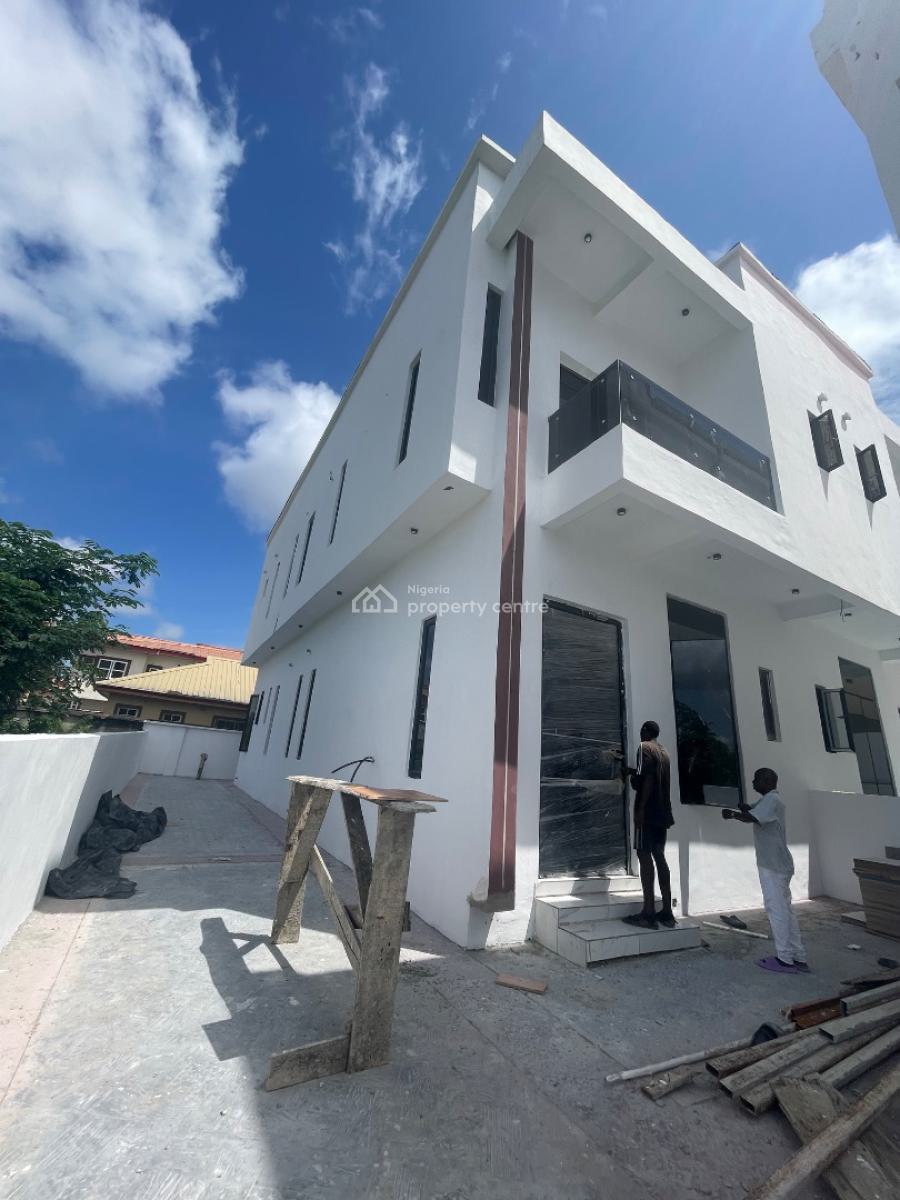 Luxury Brand New 4 Bedroom Massive Semi Detached Duplex with Bq, Sangotedo, Ajah, Lagos, Semi-detached Duplex for Sale