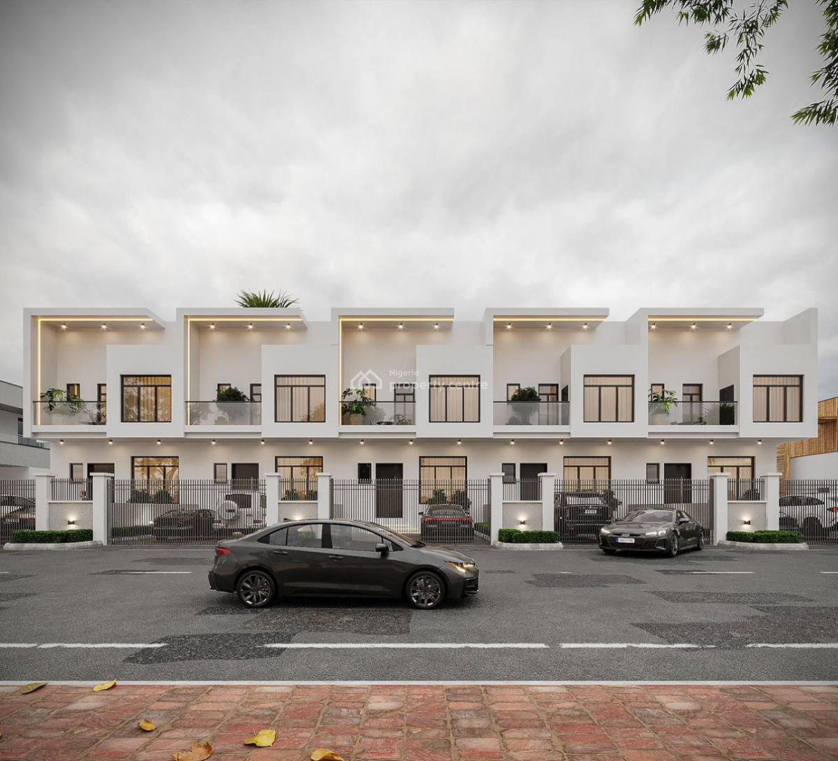 Luxury 4 Bedroom Semi Detached Duplex with Bq, Ikota, Lekki Phase 2, Lekki, Lagos, Terraced Duplex for Sale