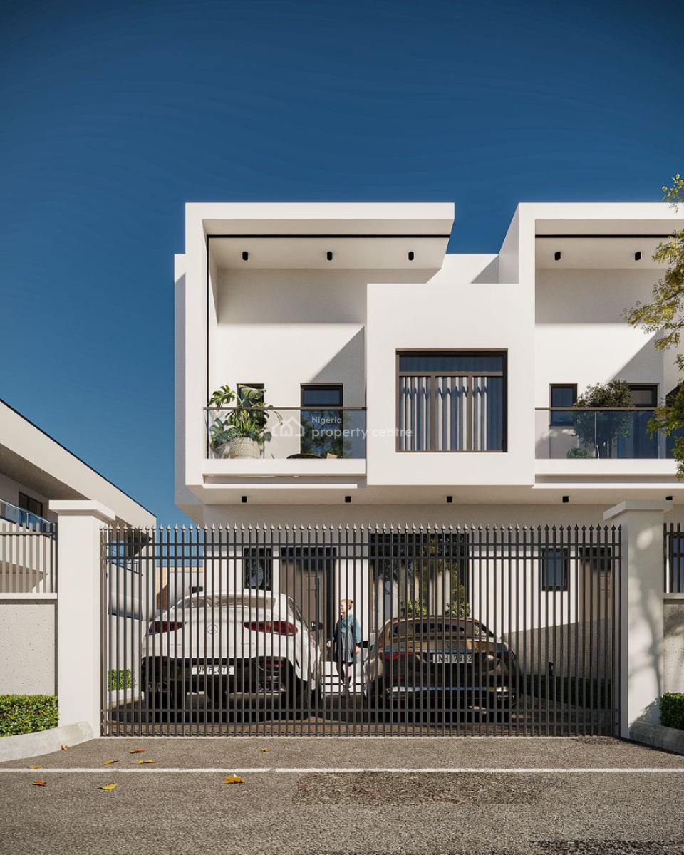 Luxury 4 Bedroom Semi Detached Duplex with Bq, Ikota, Lekki Phase 2, Lekki, Lagos, Terraced Duplex for Sale