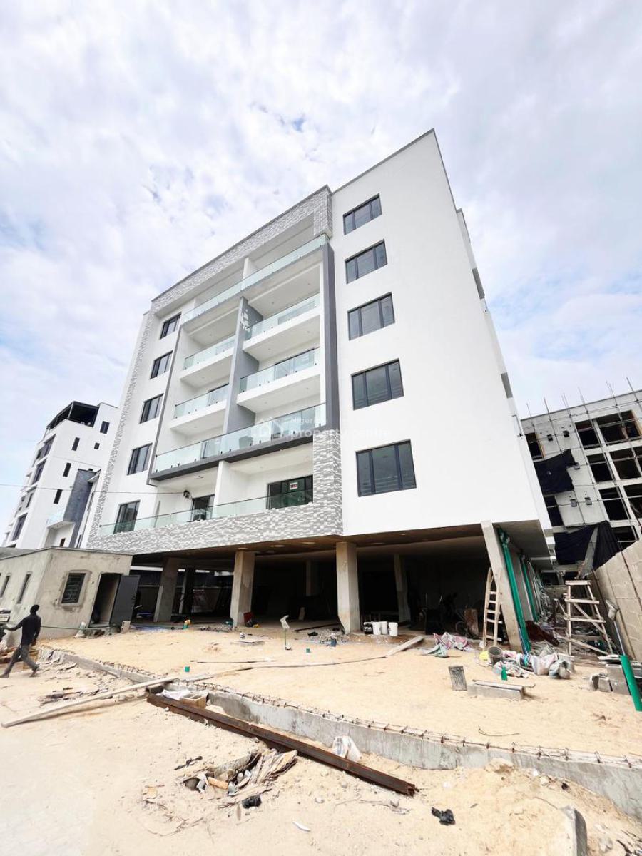 an Opulent & Spacious 2 Bedroom Apartment W/ Bq, Elevator, Pool, Lekki Phase 1, Lekki, Lagos, Flat / Apartment for Sale