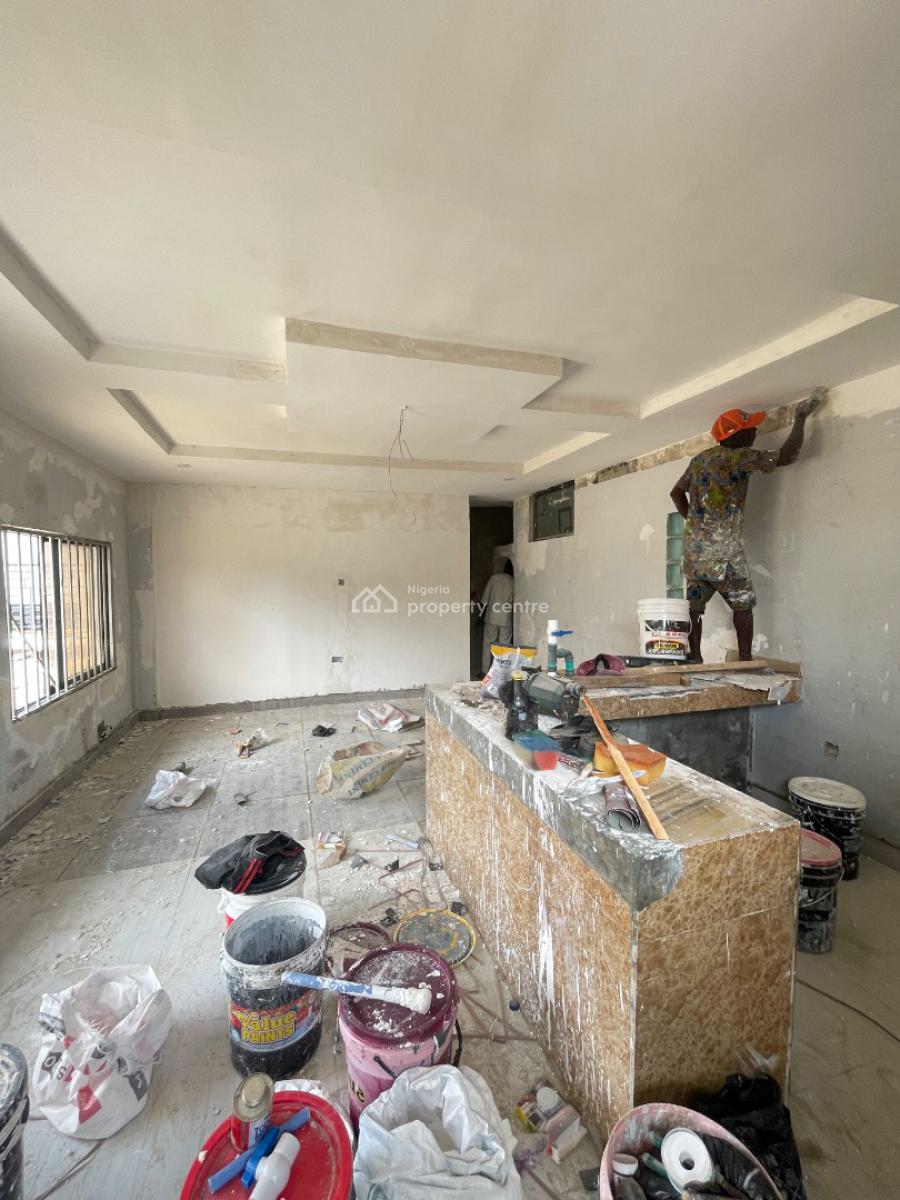 Studio Apartment with Open Plan Kitchen, Igbo Efon Bus Stop, Lekki, Lagos, Self Contain (single Rooms) for Rent