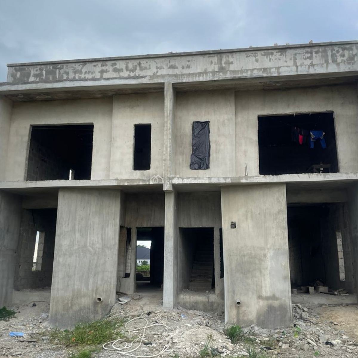4 Bedroom Semi Detached Tarrace Duplex, Edjeba Close Chevron Clinic, Edjeba, Warri, Delta, Detached Duplex for Sale