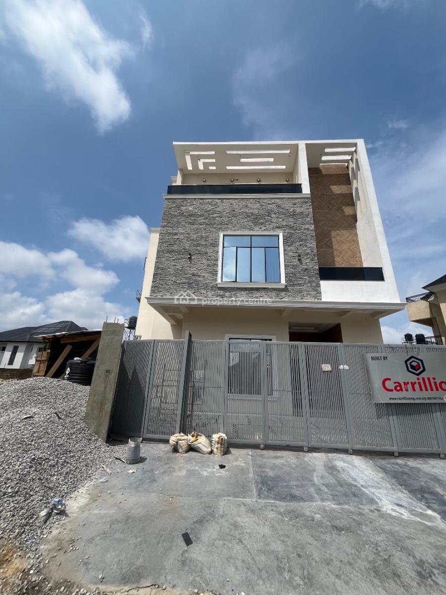 Tastefully Built 5 Bedroom Detached with Pool, Cinema, Gym, Rooftop, Lekki Phase 1, Lekki, Lagos, Semi-detached Bungalow for Sale