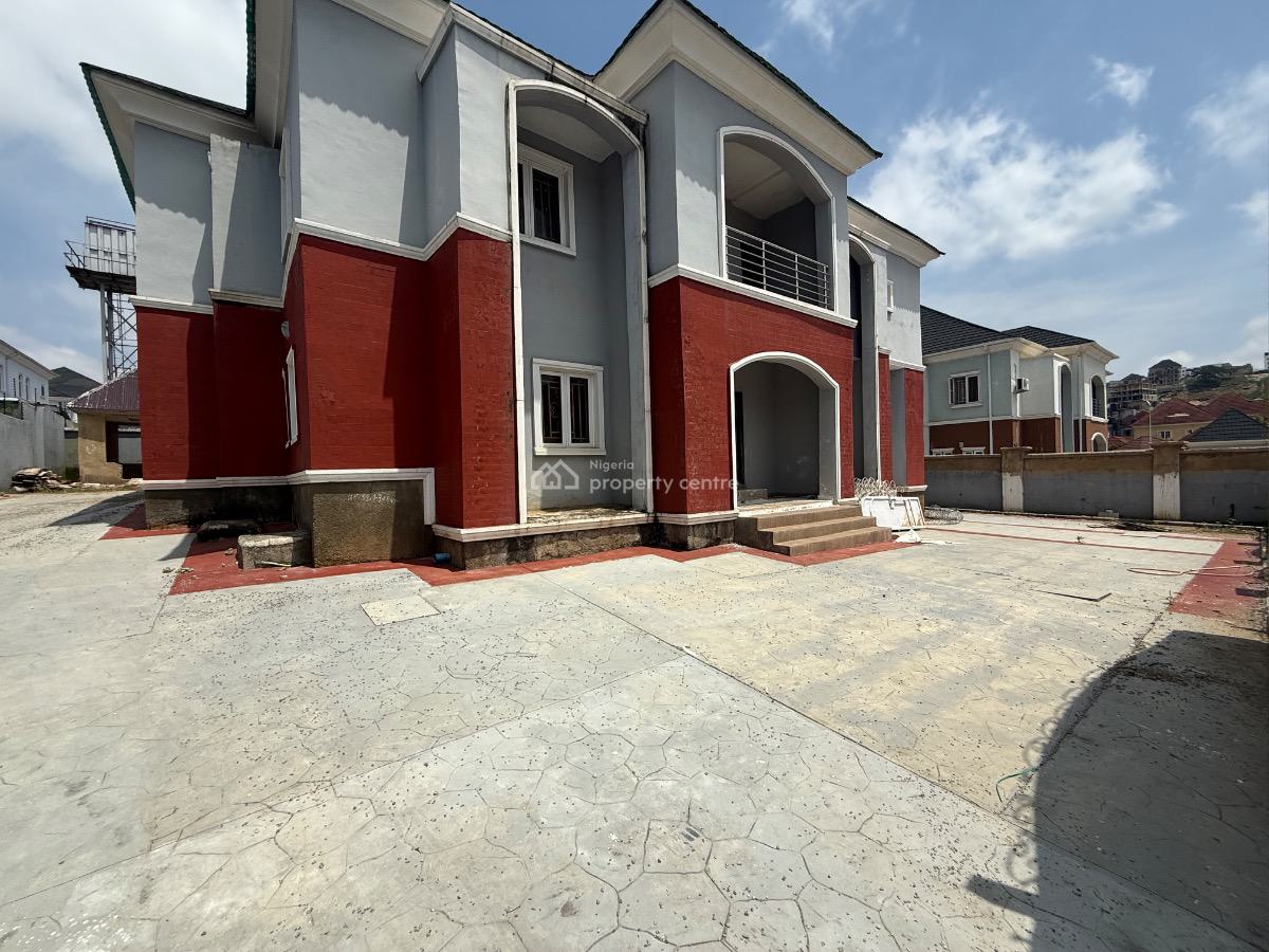 Clean 5 Bedroom Detached House, Fha, Guzape District, Abuja, Detached Duplex for Sale