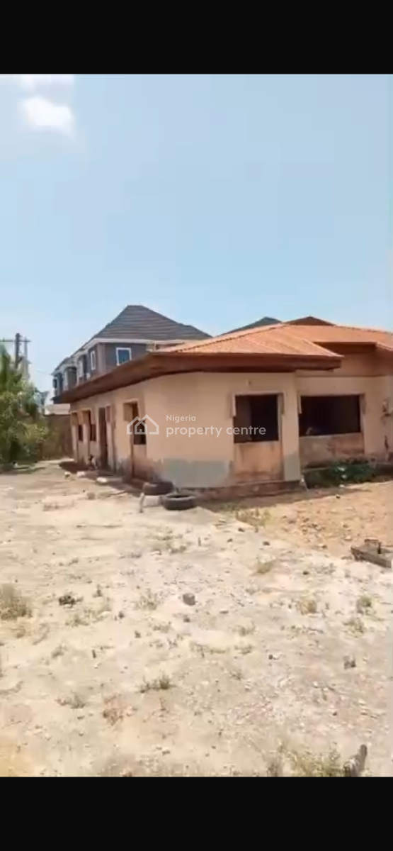 Prime Double Corner Piece with  Structure of 4bedroom Bungalow, Opposite Debirus College By Goodnews Estate First Gate Via Thera Annex, Sangotedo, Ajah, Lagos, Mixed-use Land for Sale