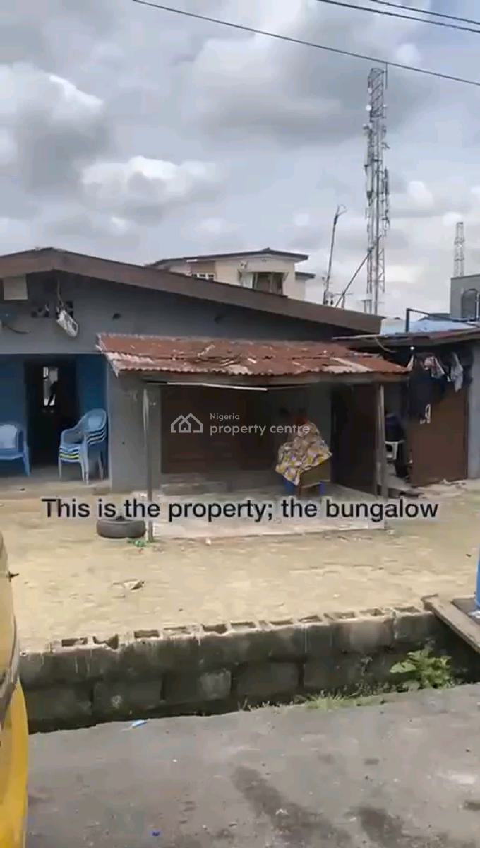 a Demolish Able Bungalow Measuring 700sqm, Ora Ekpen, General Hospital Axis, Gbagada, Lagos, Mixed-use Land for Sale