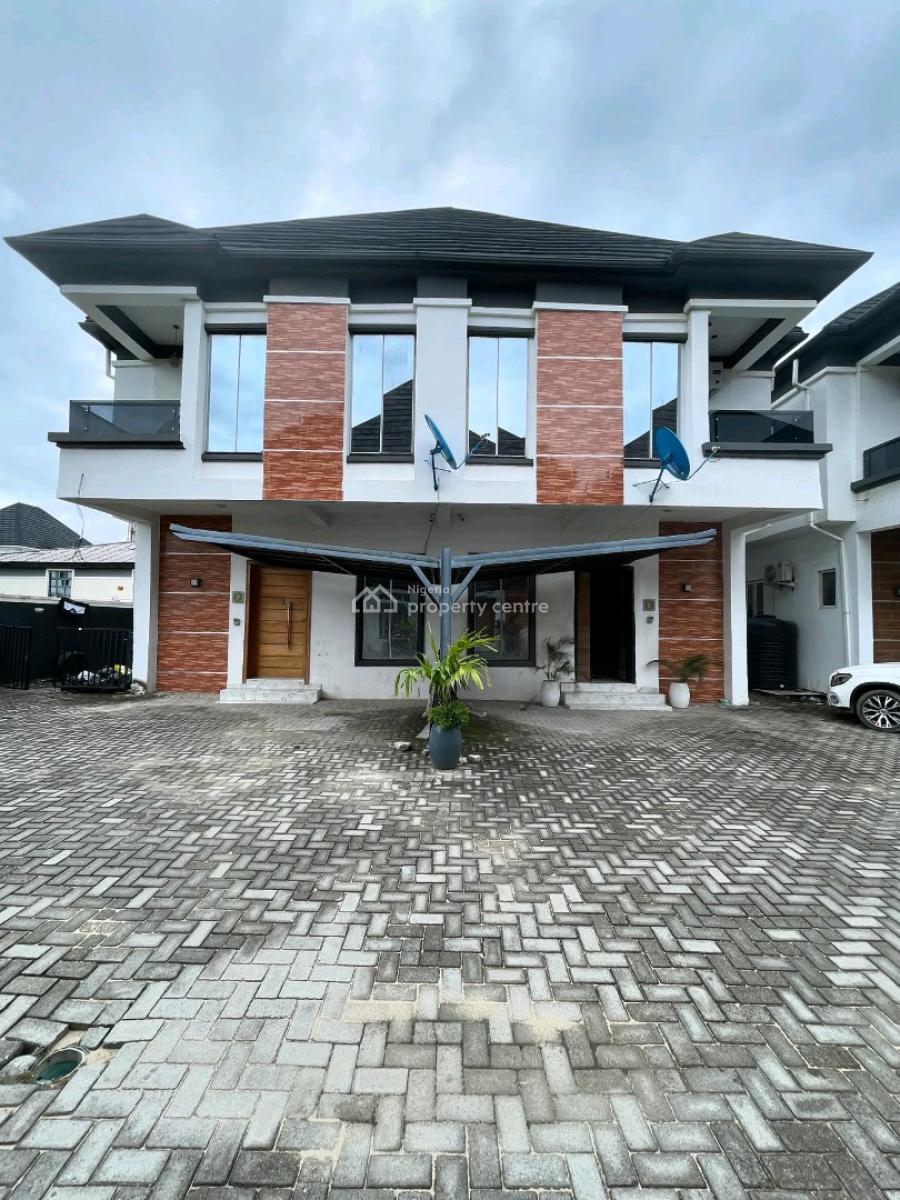 4 Bedroom Fully Furnished Duplex with Bq, 2nd Tollgate, Lekki, Lagos, Detached Duplex for Rent