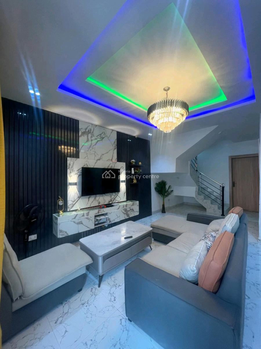 4 Bedroom Fully Furnished Duplex with Bq, 2nd Tollgate, Lekki, Lagos, Detached Duplex for Rent