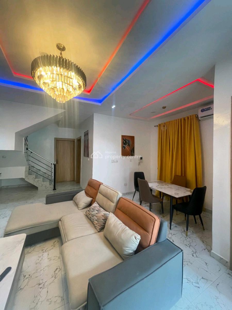 4 Bedroom Fully Furnished Duplex with Bq, 2nd Tollgate, Lekki, Lagos, Detached Duplex for Rent