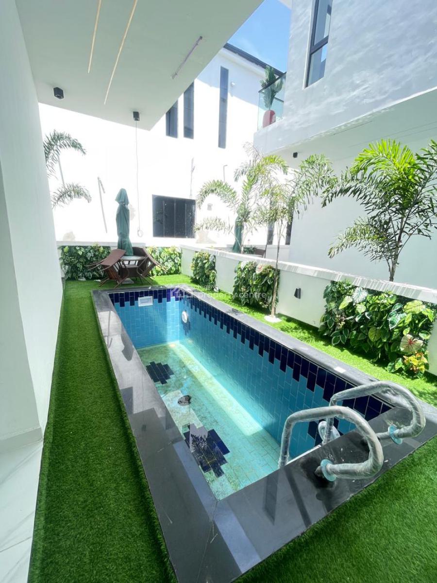 Modern 5 Bedroom Detached Duplex with Private Swimming Pool, Beautiful 5 Bed Family Home Within an Estate in ,chevron Toll Gate, Lekki, Lagos, Detached Duplex for Sale