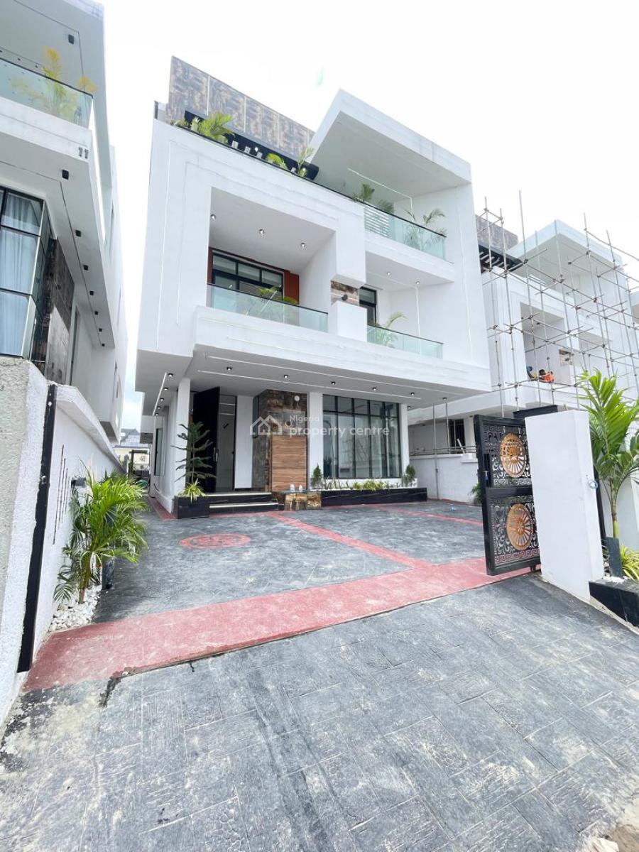 Beautifully Built 6bedroom Fully Detached Duplex with Bq, Chevron, Lekki, Lagos, Detached Duplex for Sale