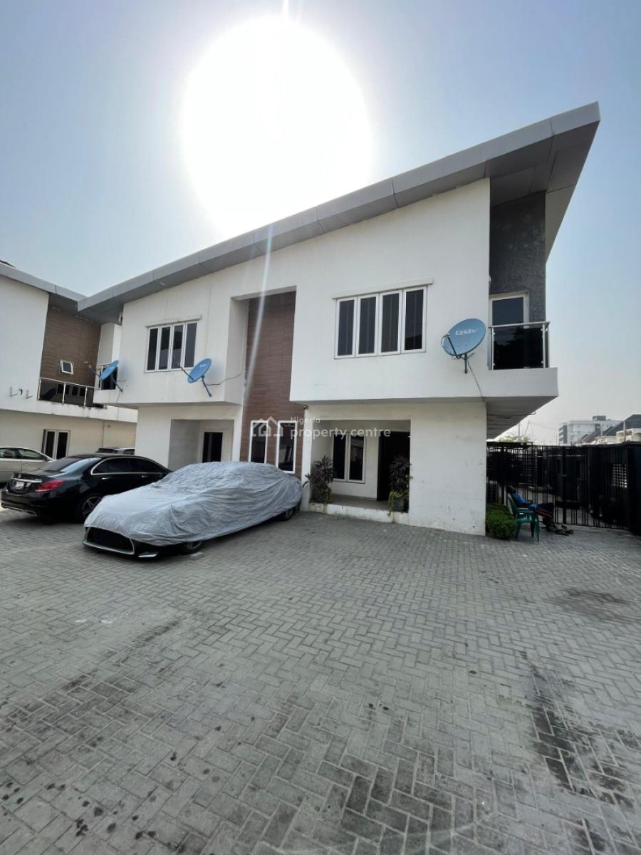 Fully Self Serviced Four Bedroom Semi Detached House, Chevron, Lekki, Lagos, Semi-detached Duplex for Sale