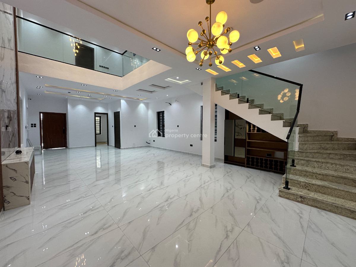 Elegant 5 Bedroom Detached Duplex with Swimming Pool & Bq, Chevron Tollgate, Lekki, Lagos, Detached Duplex for Sale