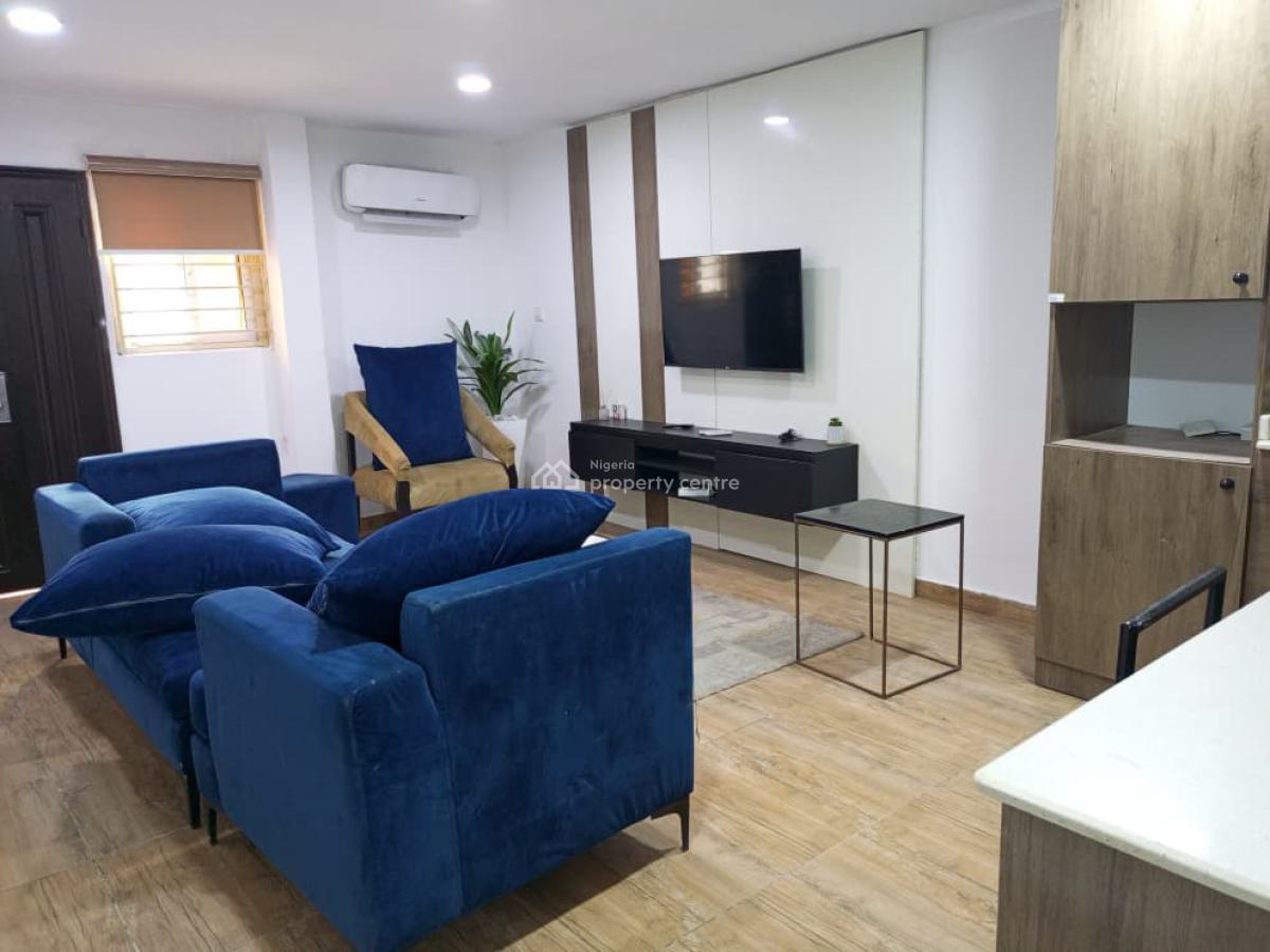 Fully Service Furnished One Bedroom for Monthly Payment, Lekki Phase 1, Lekki, Lagos, Mini Flat (room and Parlour) for Rent