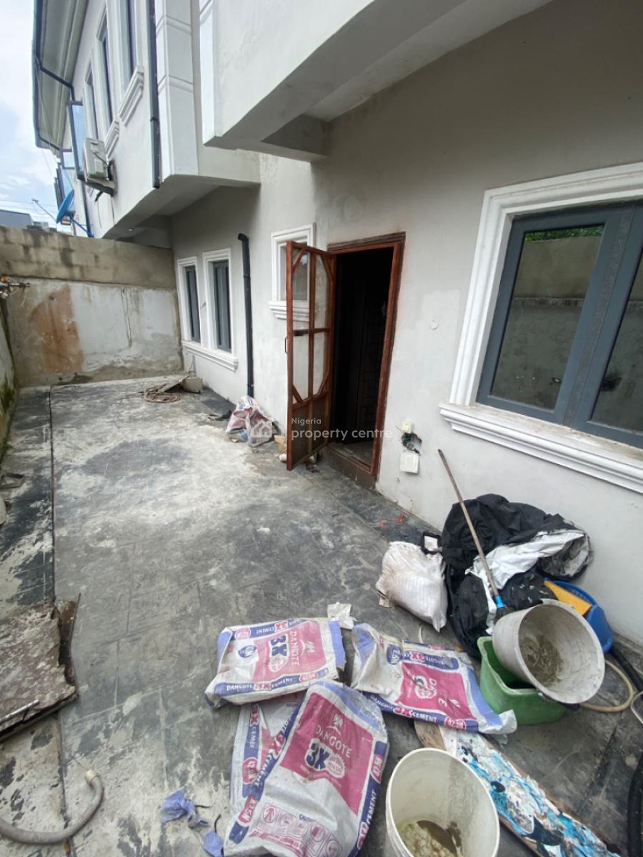 4 Bedroom Semidetached with Self Back Compound, New  Road Chevron Lekki, Igbo Efon, Lekki, Lagos, Semi-detached Duplex for Rent