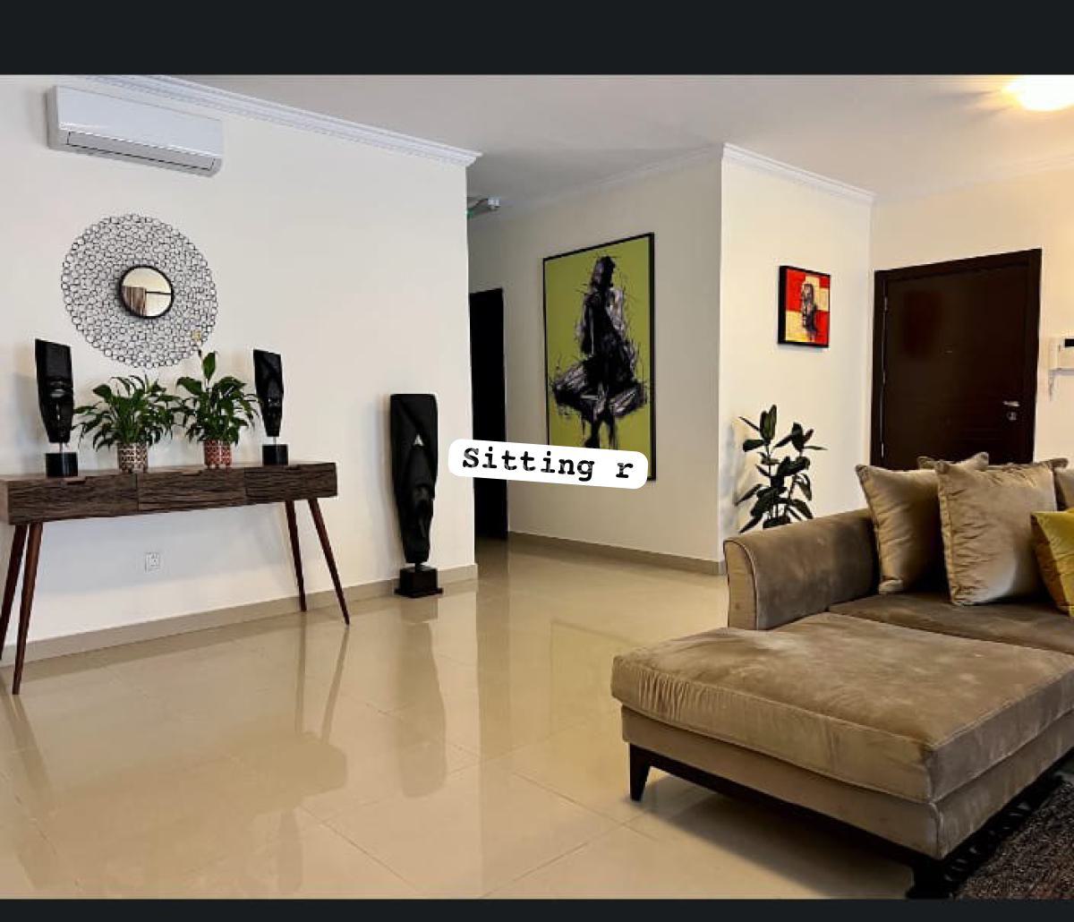 Nicely Fully Furnished 3 Bedroom Flat with Bq, Banana Island, Ikoyi, Lagos, House for Rent