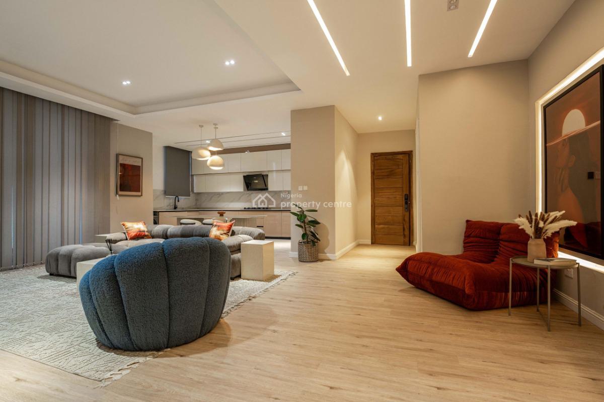 Stylish & Stunning 2 Bedroom Retreat with Pool & Shades of Cozy Living, Lekki Phase 1, Lekki, Lagos, Flat / Apartment Short Let