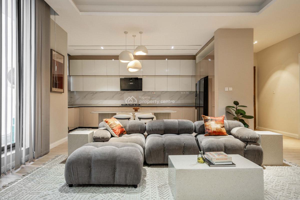 Stylish & Stunning 2 Bedroom Retreat with Pool & Shades of Cozy Living, Lekki Phase 1, Lekki, Lagos, Flat / Apartment Short Let