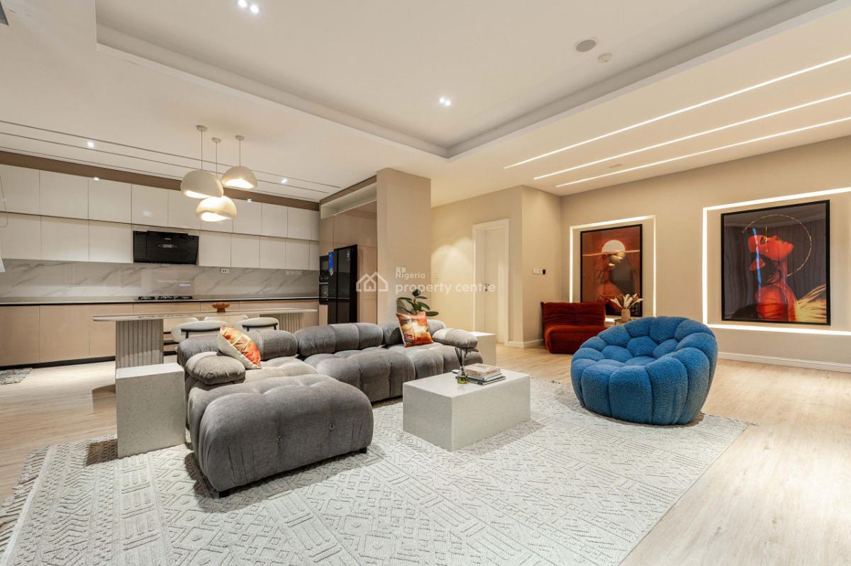 Stylish & Stunning 2 Bedroom Retreat with Pool & Shades of Cozy Living, Lekki Phase 1, Lekki, Lagos, Flat / Apartment Short Let