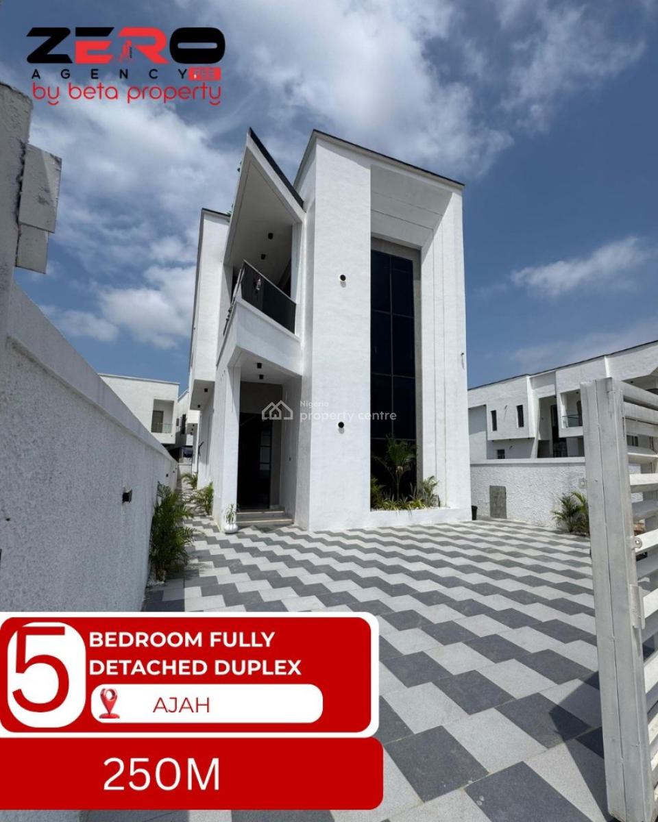 Luxury 5 Bedroom Detached Duplex with Pool and Bq, Ajah, Ajah, Lagos, Detached Duplex for Sale