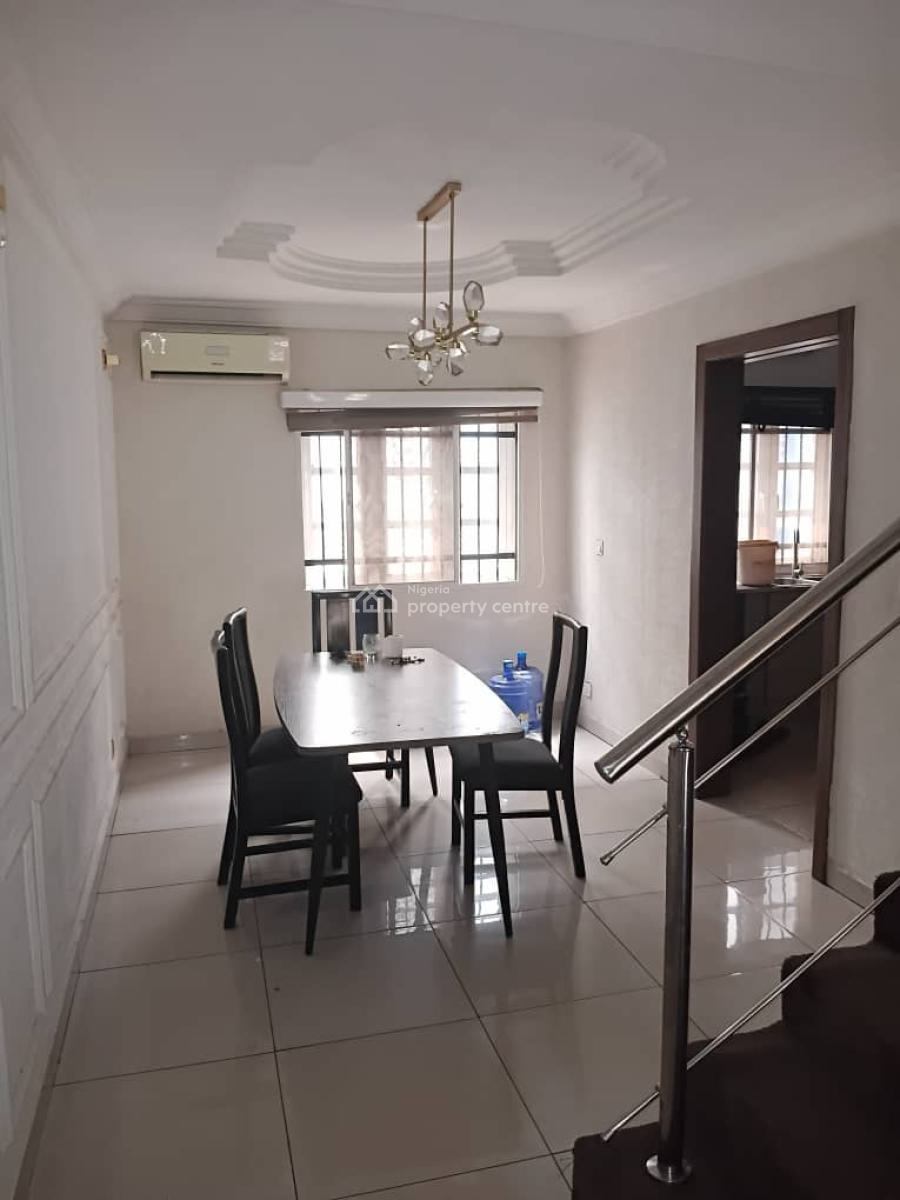 Lovely and Spacious Partially Furnished 4 Bedroom with a Bq, Opebi, Ikeja, Lagos, Terraced Duplex for Rent