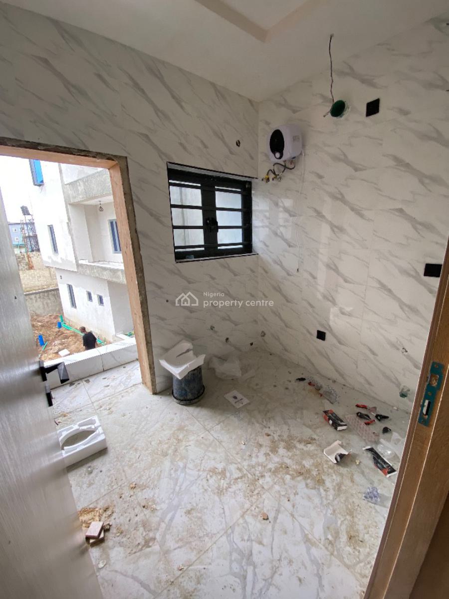 Spacious Newly Built 3bedroom Flat, By Blenco Supermarket Before Shop Rite, Sangotedo, Ajah, Lagos, Flat / Apartment for Rent