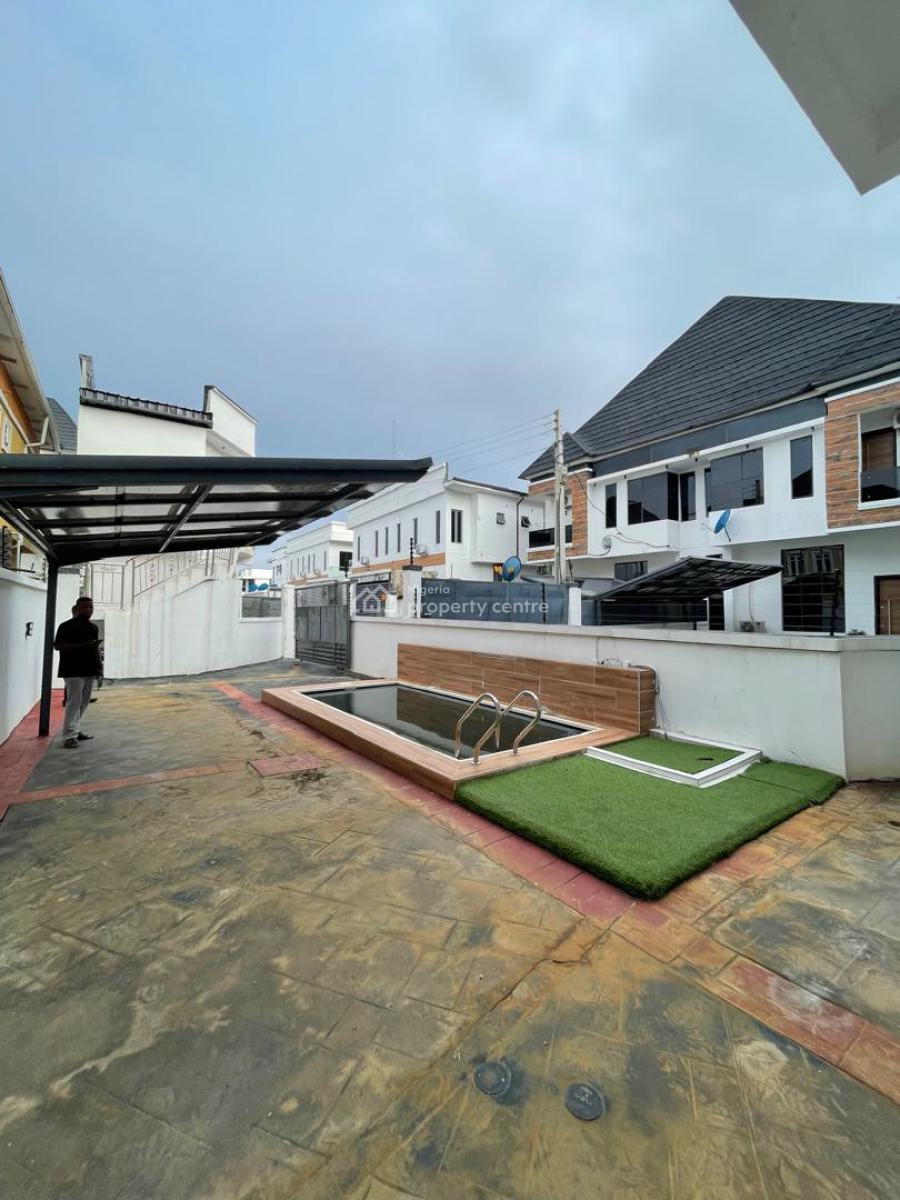 4 Bedroom Fully Furnished Duplex with Bq, Pool, Inverter, Ac., Ikota, Lekki Phase 2, Lekki, Lagos, Detached Duplex for Rent