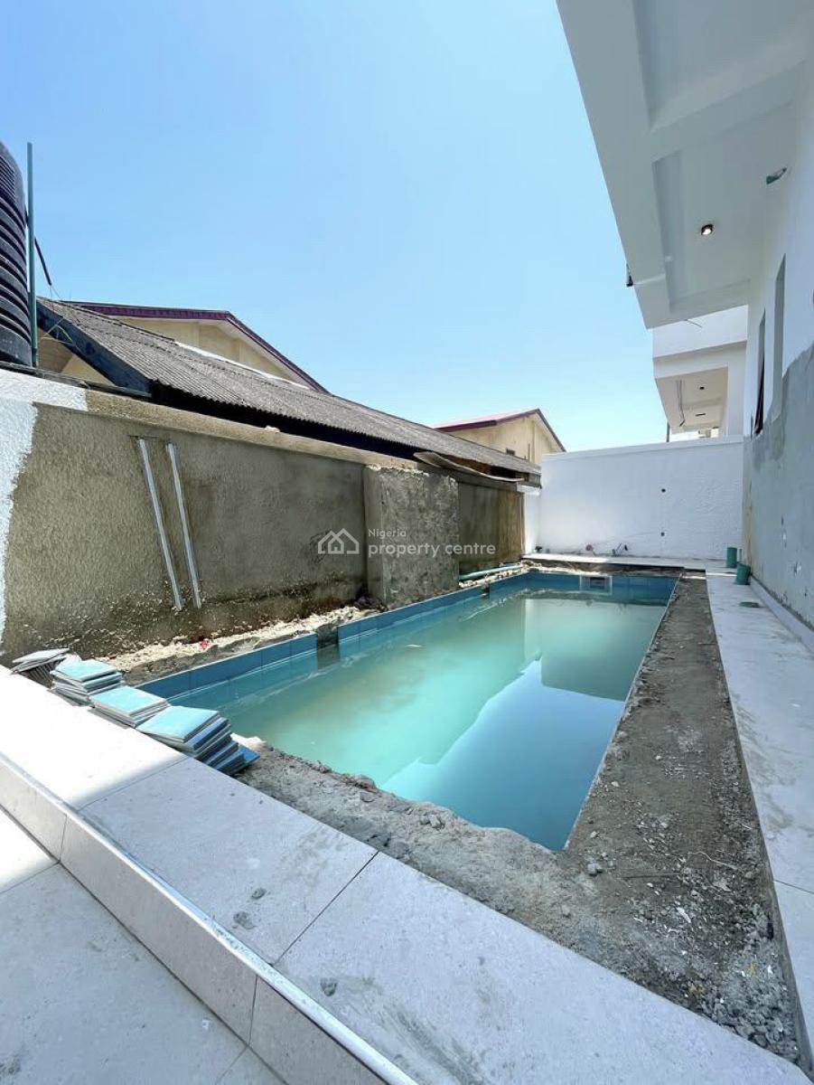 Spacious 5 Bedroom Fully Detached House with Pool, Ologolo, Lekki, Lagos, Detached Duplex for Sale