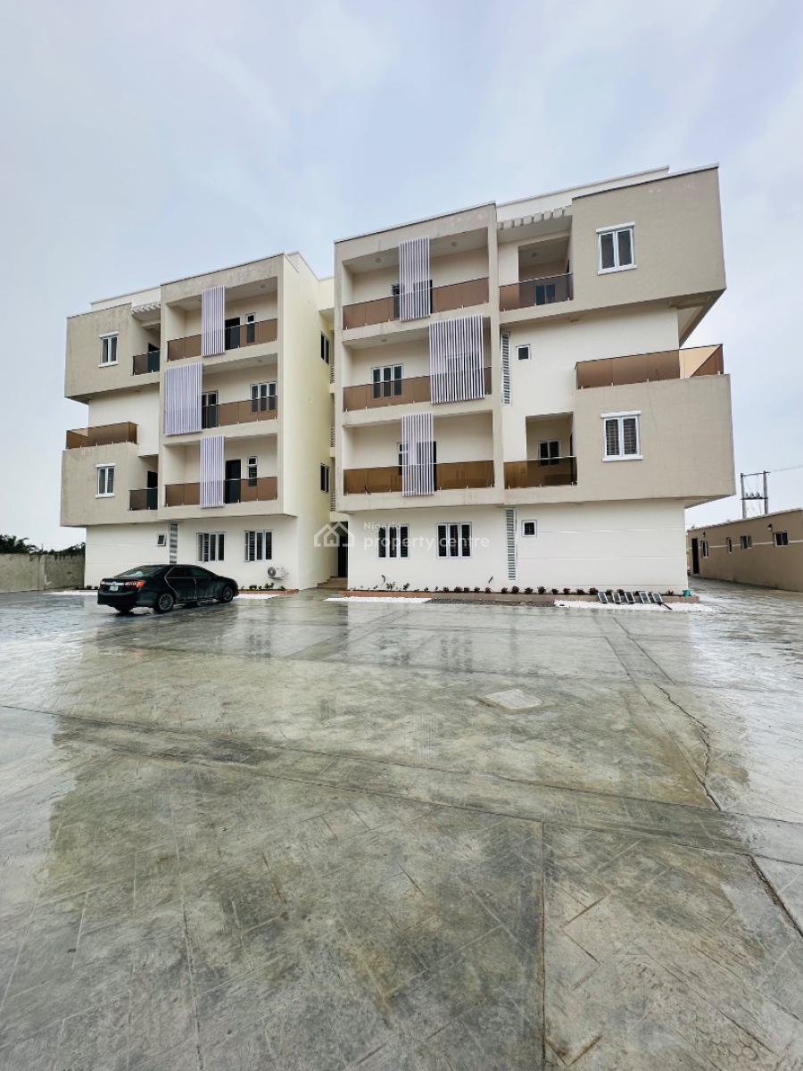 Newly Built Massive 3 Bedroom Apartment + Rooftop Terrace, Ikota, Lekki, Lagos, Flat / Apartment for Rent